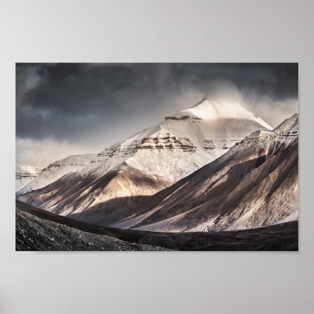 Affiche Montagne de Svalbard (Devant)