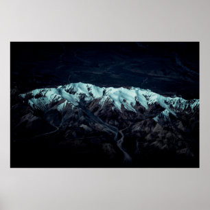 AFFICHE MONTAGNE DES NEIGES