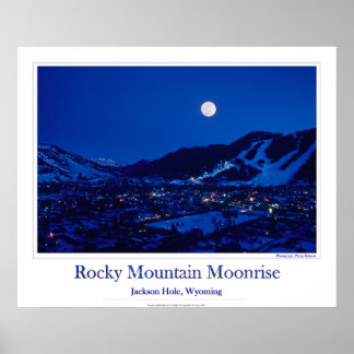 Affiche Montagne des Rocheuses