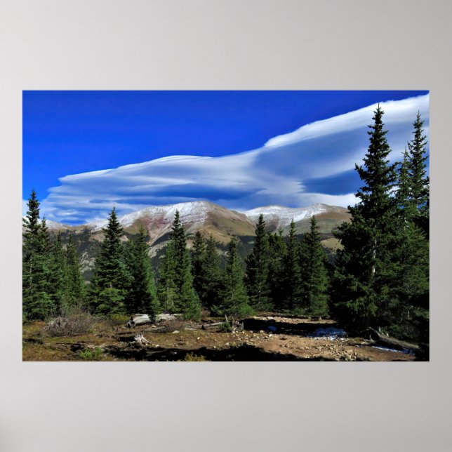 Affiche Montagne des Rocheuses (Devant)