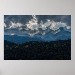 Affiche Montagne en automne, Kurdistan