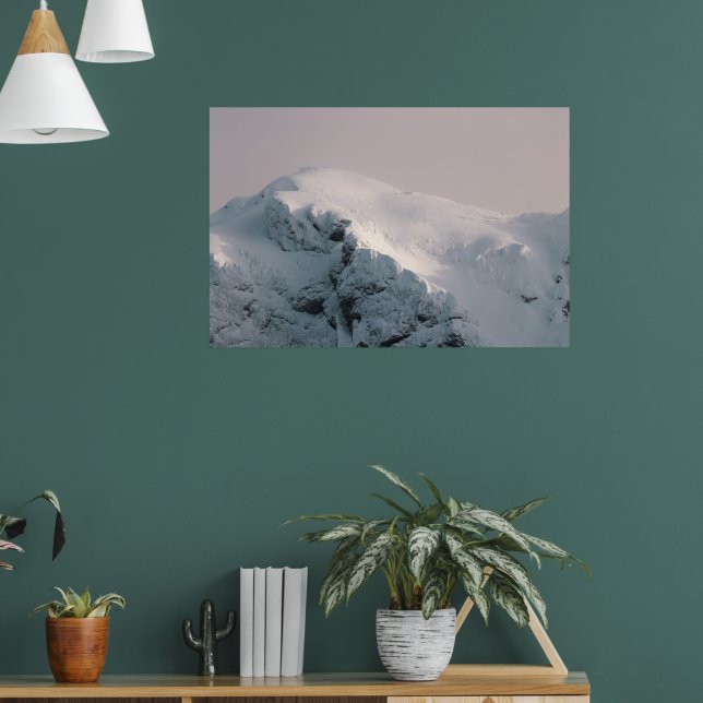 Affiche Montagne enneigée (Salon 1)