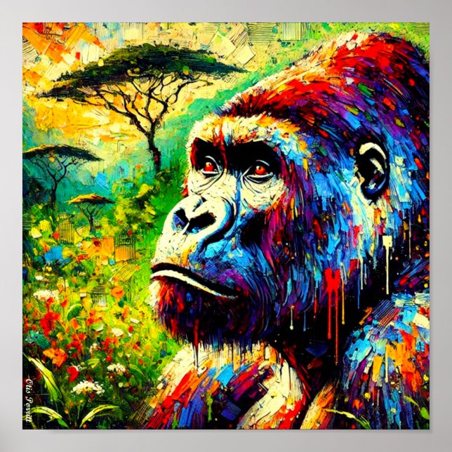 AFFICHE MONTAGNE GORILLA 2 (Devant)