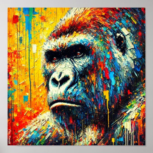 AFFICHE MONTAGNE GORILLA 6 (Devant)