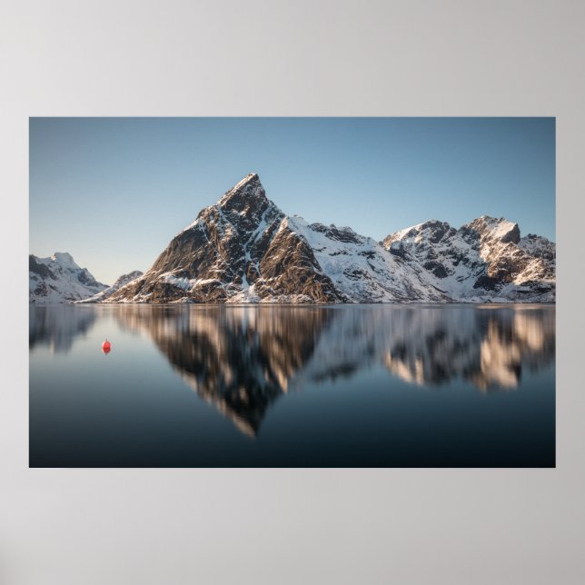 Affiche Montagne Lofoten (Devant)