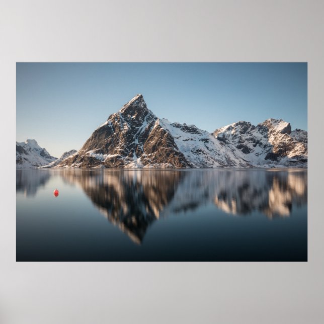Affiche Montagne Lofoten (Devant)
