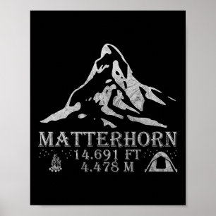 Affiche Montagne Problemhorn Alpes Escalade Extérieure Ran