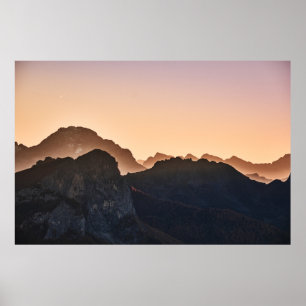AFFICHE MONTAGNE ROCHEUSE