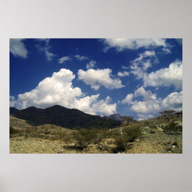 Affiche montagnes (Devant)