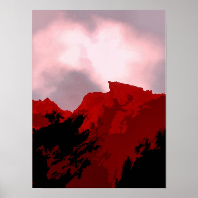 AFFICHE MONTAGNES (Devant)