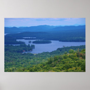Affiche Montagnes Adirondack