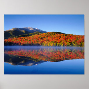 Affiche Montagnes Adirondack en automne New York
