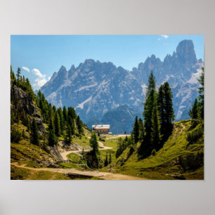 Affiche Montagnes alpines, photo paysage pittoresque
