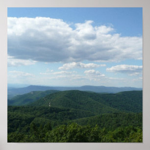 Affiche Montagnes Appalaches I Shenandoah