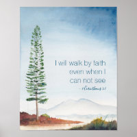 Montagnes d'aquarelle inspirées et spirituelles