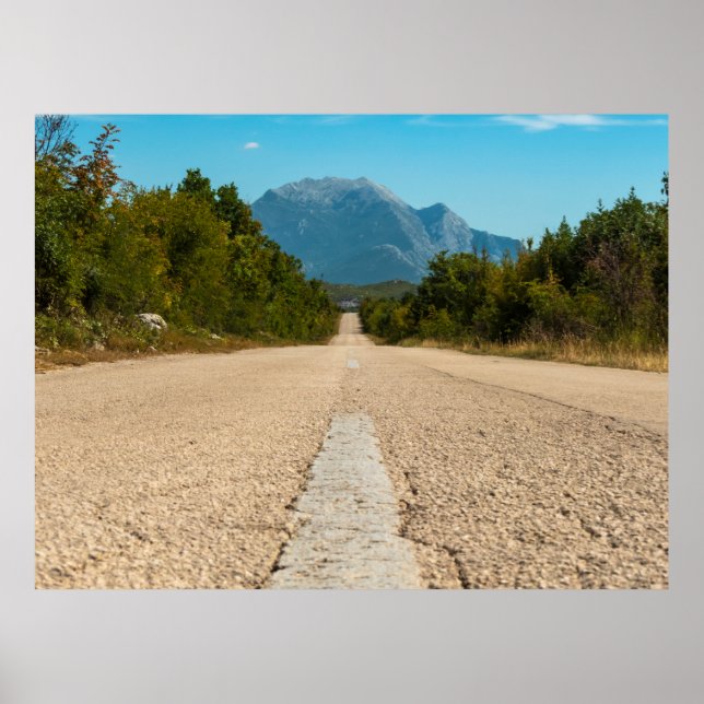 Affiche Montagnes de Biokovo - Croatie (Devant)