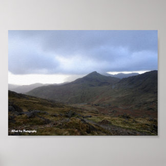 Affiche Montagnes de Snowdonia