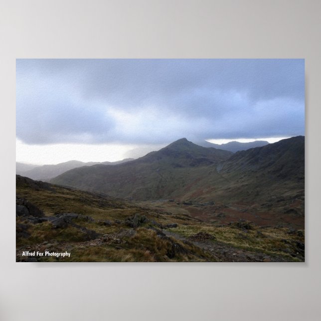 Affiche Montagnes de Snowdonia (Devant)