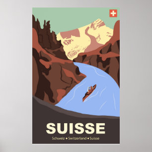 Affiche Montagnes de Suisse