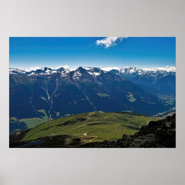 Affiche Montagnes de Suisse (Devant)