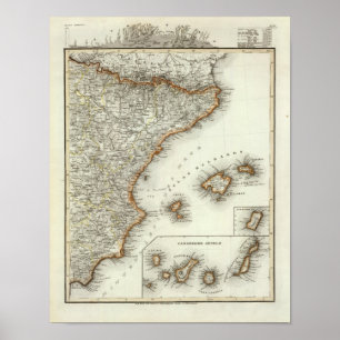 Affiche Montagnes et rivières des Îles Canaries