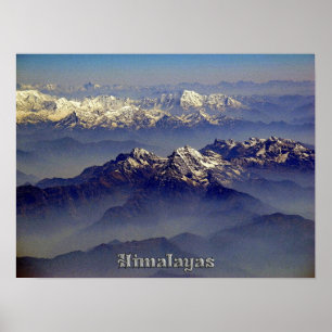 Affiche Montagnes magnifiques de l'Himalaya - Mont Everest