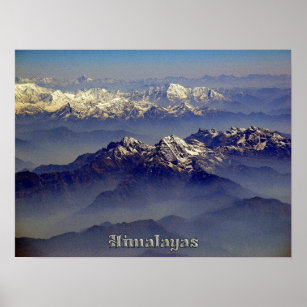 Affiche Montagnes magnifiques de l'Himalaya - Mont Everest