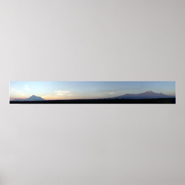 Affiche Montagnes majestueuses (Devant)