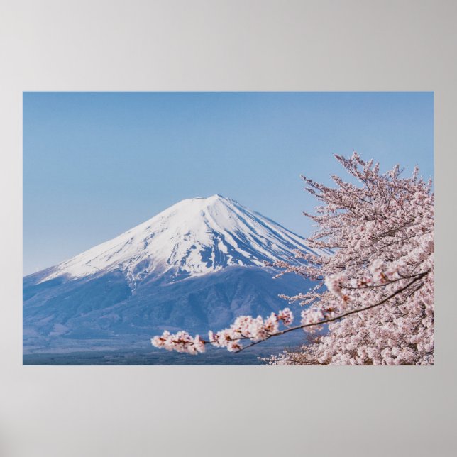 Affiche Montagnes | Mt Fuji Tokyo, Japon (Devant)