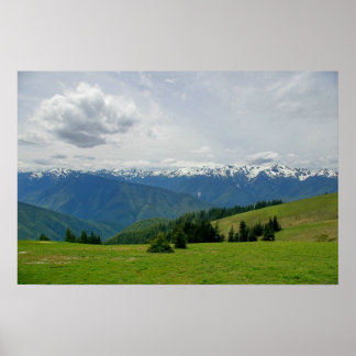 Affiche Montagnes Olympiques