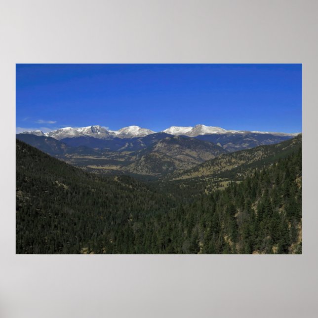 Affiche Montagnes Rocheuses (Devant)
