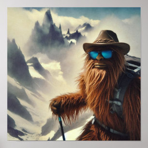 Affiche Montagnes Sasquatch