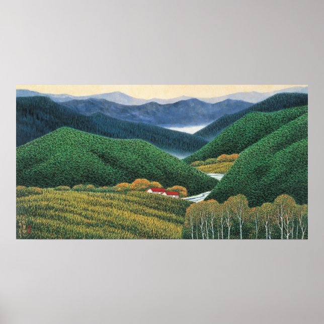 Affiche Montagnes Spring (Devant)