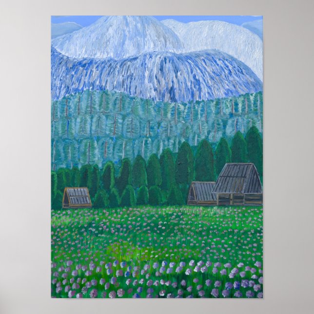 Affiche montagnes Tatra Pologne (Devant)
