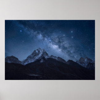 Affiche Montagnes | Thamserku Mountain, Népal