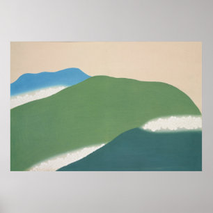 Affiche Montagnes vertes de Momoyogusa (1909) par Kamisaka