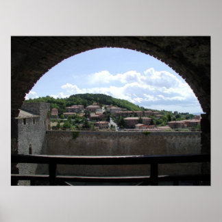 Affiche Montalpuciano, Italie