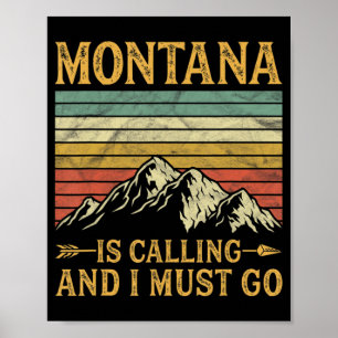 Affiche Montana Appelle Et Je Dois Y Aller