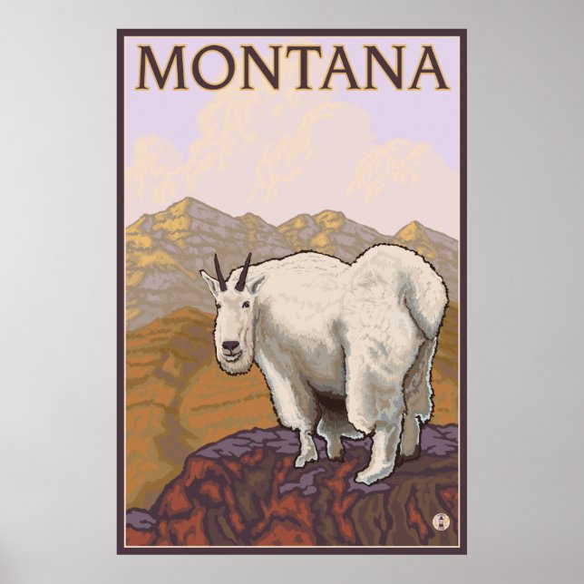 Affiche Montana - Chèvre de montagne (Devant)