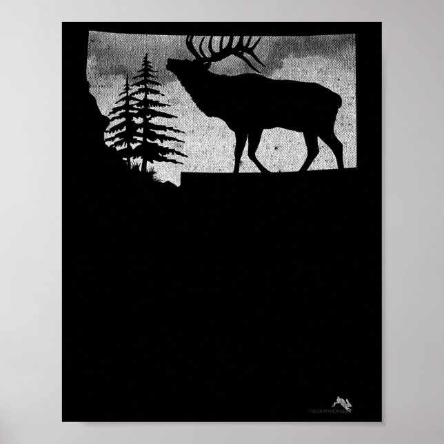 Affiche Montana Elk Hunter (Devant)