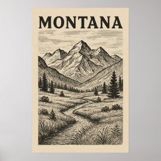 Affiche Montana Sauvage