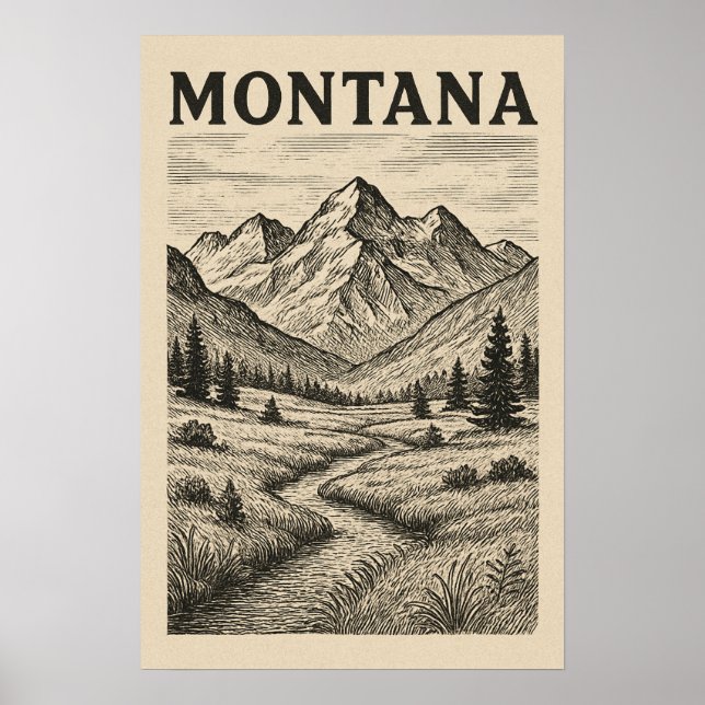 Affiche Montana Sauvage (Devant)