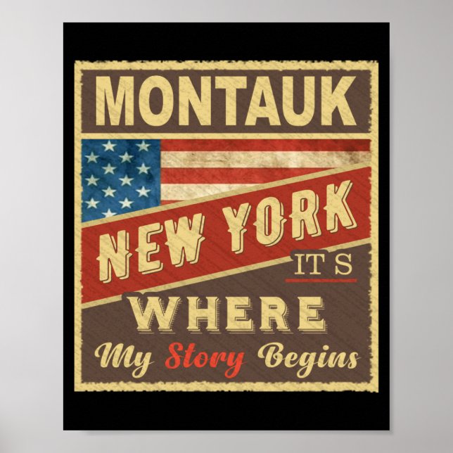 Affiche Montauk Ny Its Where My Story Begins _1  (Devant)