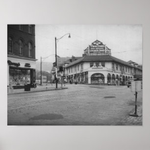 Affiche Montclair, New Jersey, Centre, Vintage