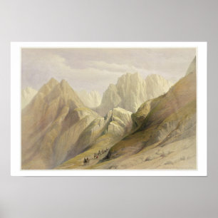 Affiche Montée de la chaîne inférieure de Sinai, le 18