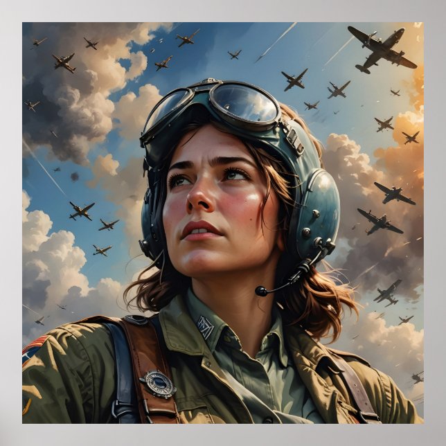 Affiche Montée de l'aviateur (Devant)