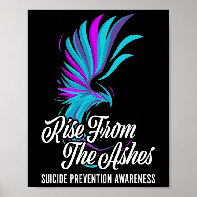 Affiche Monter De Phoenix Les Ashes Prévention Suicide Awa (Devant)