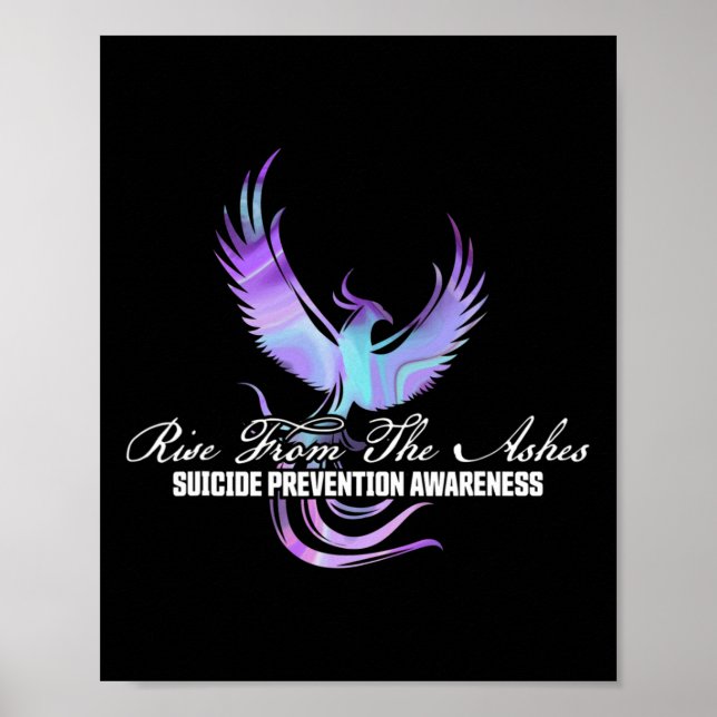 Affiche Monter De Phoenix Les Ashes Prévention Suicide Awa (Devant)