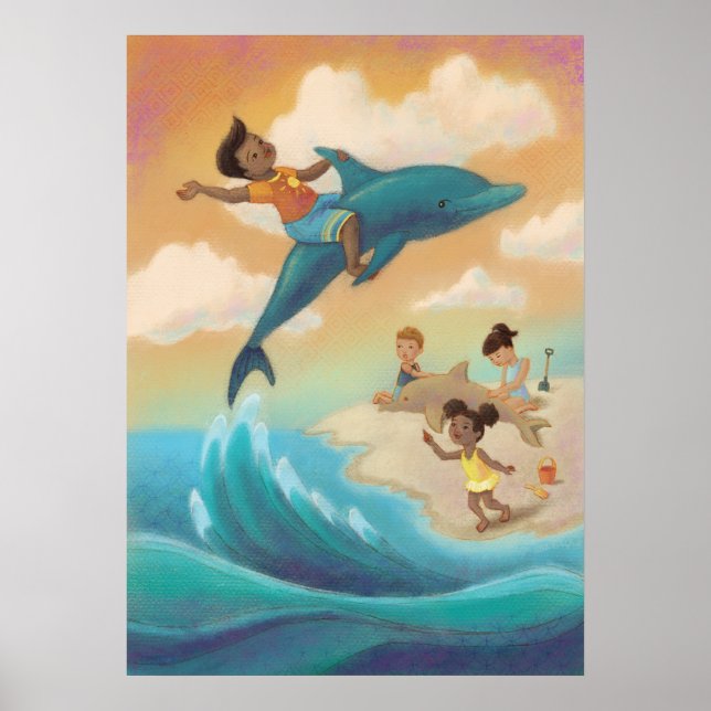 Affiche Monter un dauphin (Devant)