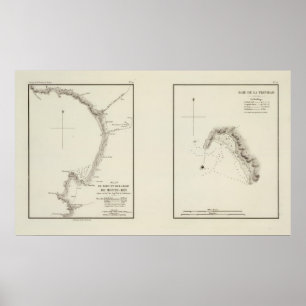 Affiche Monterey Bay, Californie